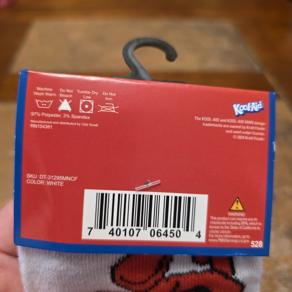 Men's Kool-Aid Crew Socks 1 Pair - Picture 5 of 5